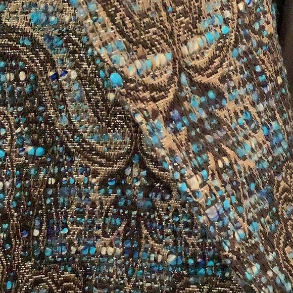 Multicoloured shimmery blazer, NWOT - Picture 6 of 8